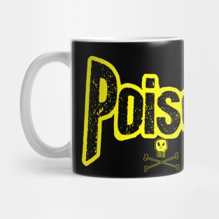 Poison title alone From the bottle with skull in yellow Mug